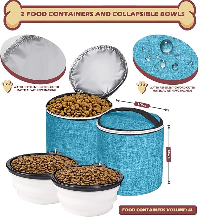 BAGLHER 丨Dog Travel Bag Backpack 2 Silicone 2 Food