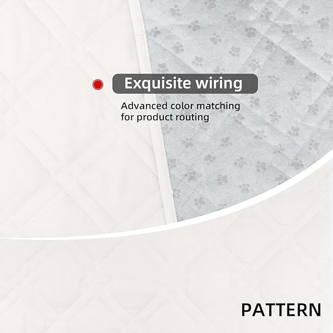 Water Resistant Dog Bed Cover Pet Blanket with Anti-Slip Back for Furniture Bed Couch Sofa (40x50 Inch