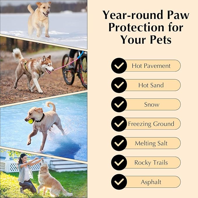 All-Natural Lick Safe Dog Paw Balm for Dogs & Cats 2 Pack (1.23oz*2)