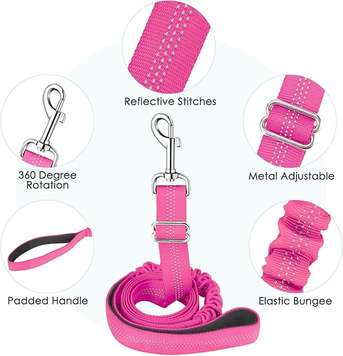 Lukovee Dog Harness and Leash Set 4ft Lightweight