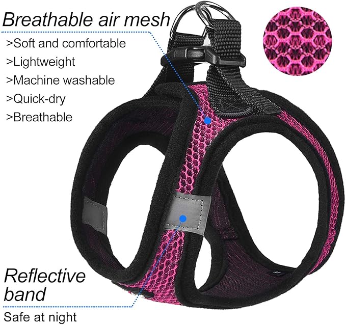 Dog Harness Step-in Breathable Puppy Cat Dog Vest