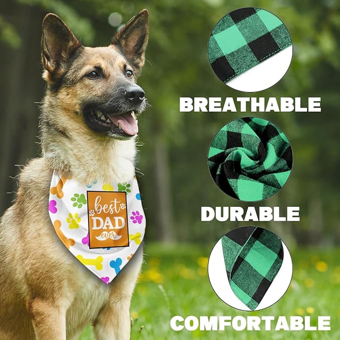 Best Dad Ever Dog Bandana (C13)