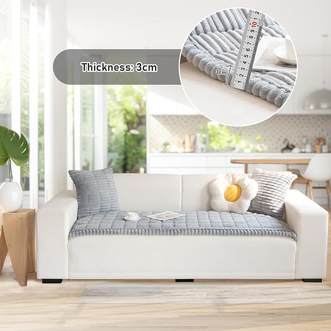 LiveGo Fuzzy Couch Covers for Pets 70x180 cm/27.6x70.9