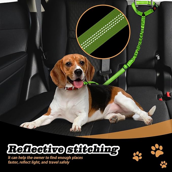 Dog Cat Safety Seat Belt Strap Car Headrest