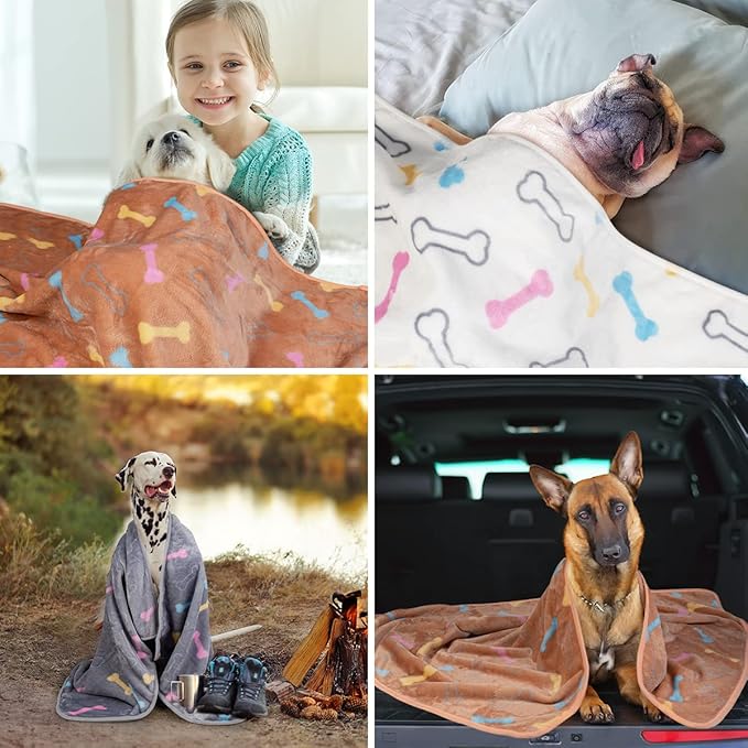 Dono 1 Pack 3 Dog Blankets for Small Dogs