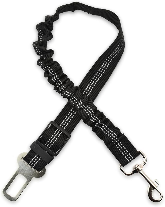 Skruffie’s Love Dog Seat Belt with Bungee Car