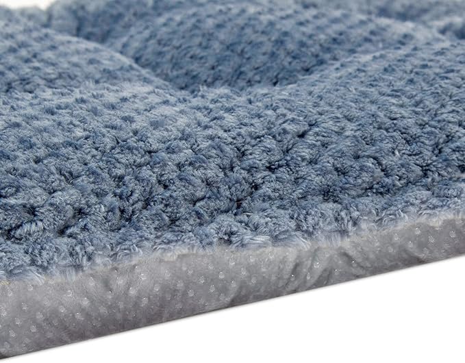 WONDER MIRACLE Fuzzy Deluxe Pet Beds (15" x 23", S-Dark