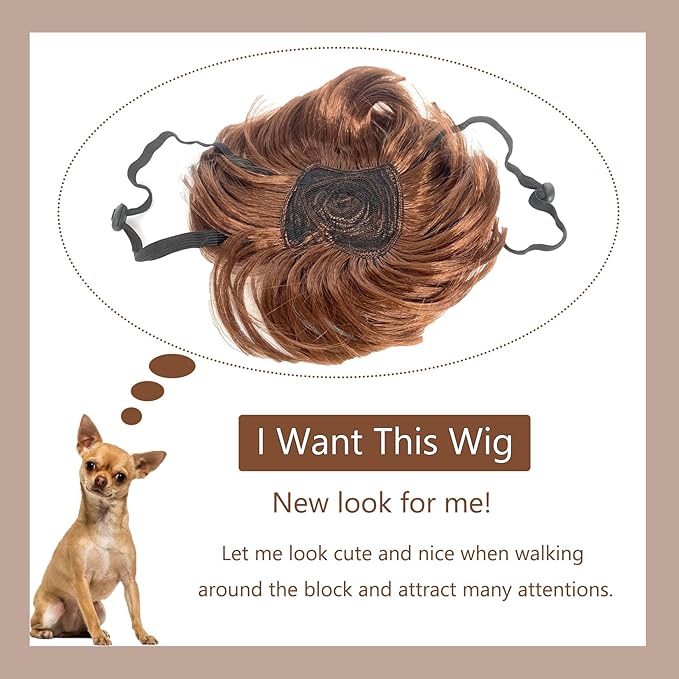 Dog Wig Pet Costumes