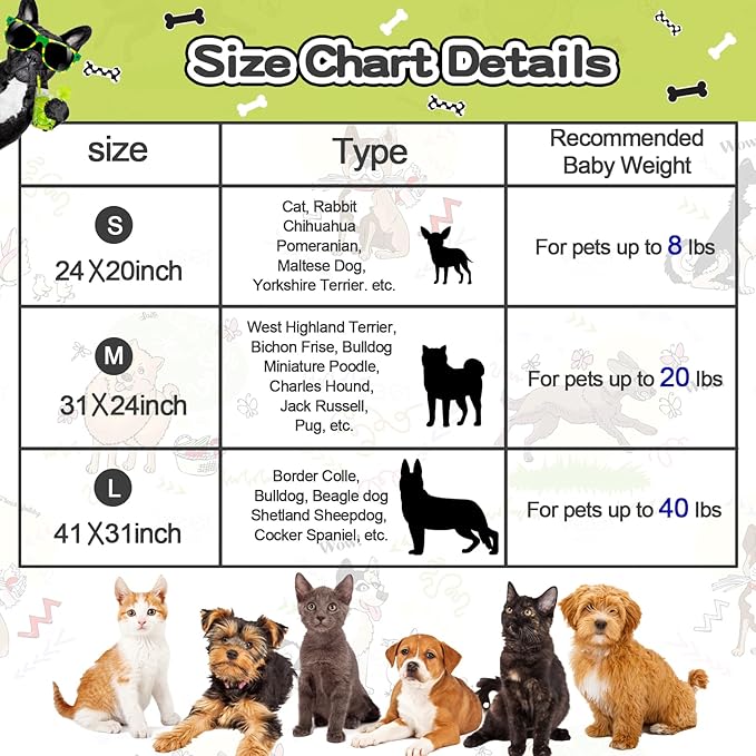 Rezutan Dog Blankets for Small Dogs 1 Pack 3 Premium 24x20 inch.