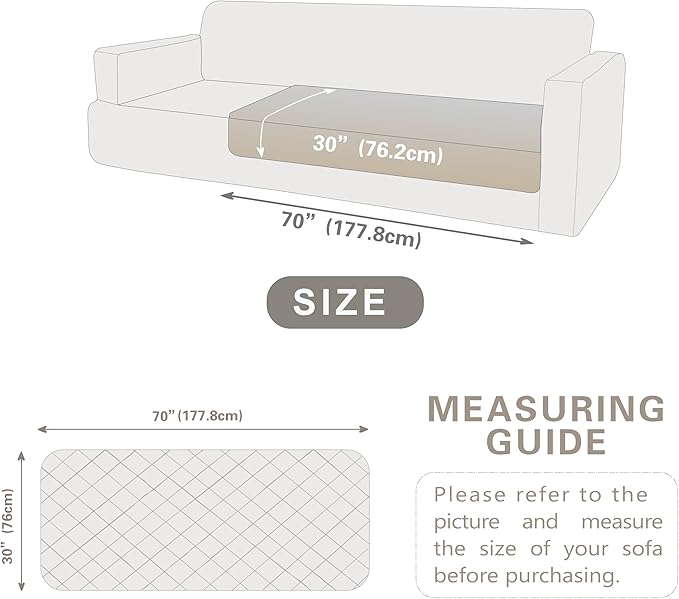 Waterproof Dog Bed Cover 30"x70")