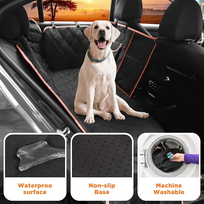 Waterproof Dog Car Seat Cover For Back Seat