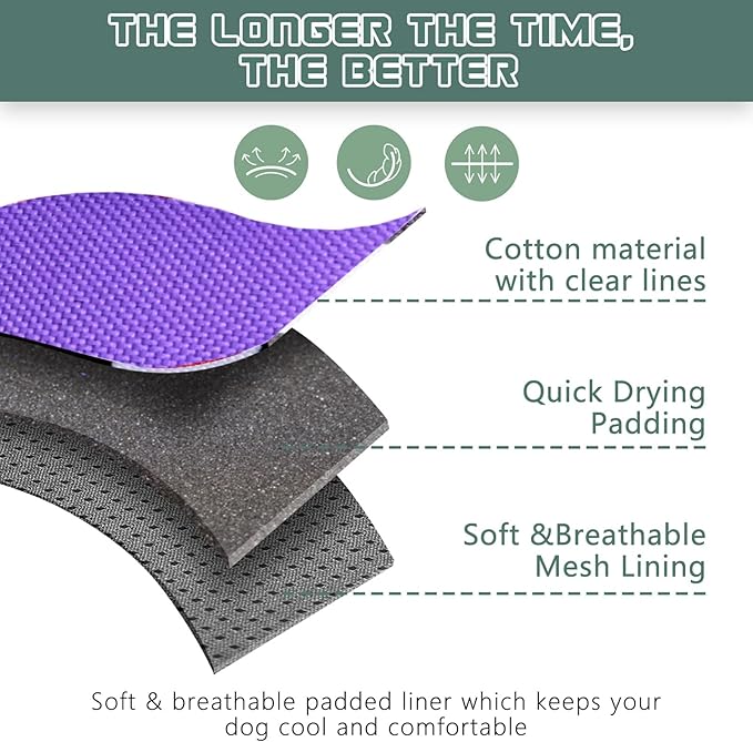 BUMBIN Tactical Dog Harness for Medium Dogs No Pull