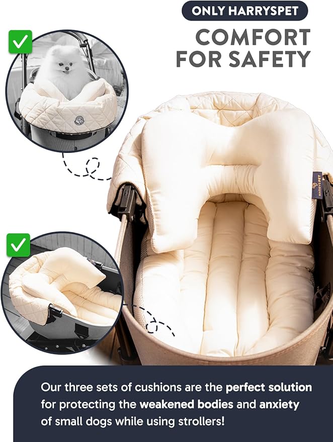 Stroller Cushion for Pets Regular(12-15"))