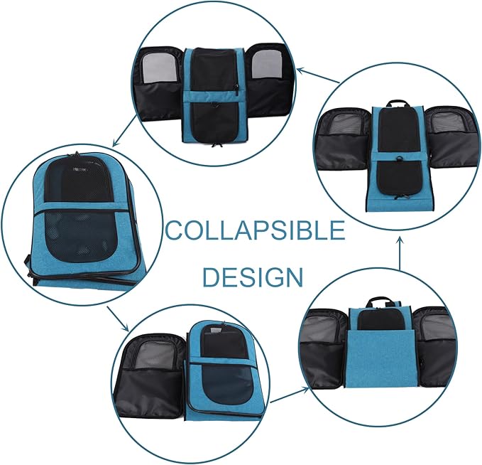 Apollo Walker Pet Carrier Backpack for Large/Small Cats and Dogs