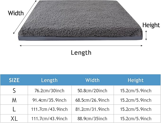 Dog Bed Cover (L:32 * 44 * 6 Inch)