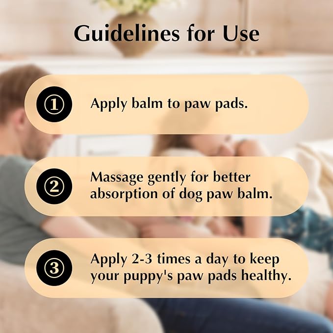 All-Natural Lick Safe Dog Paw Balm for Dogs & Cats 2 Pack (1.23oz*2)