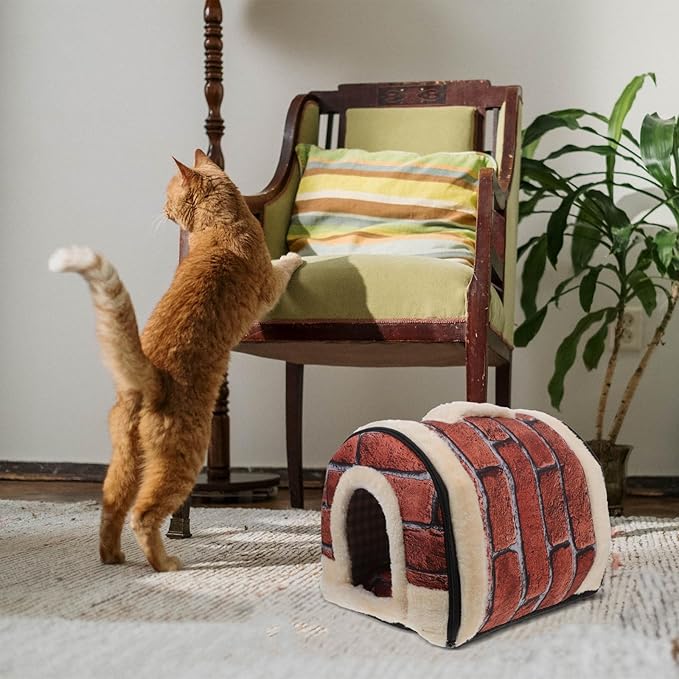 FOMIYES 1pc Pet Sleeping Bed Cat Sleeping House