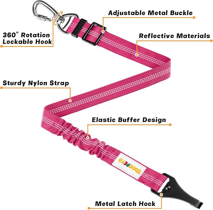Dog Seat Belt for Car 4-in-1 Dog