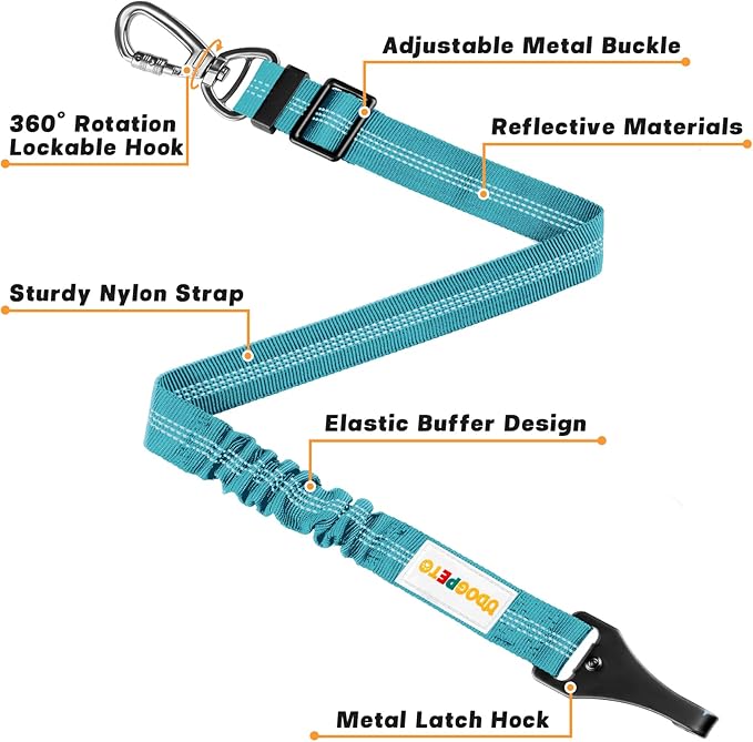 Dog Seat Belt for Car 4-in-1 Dog