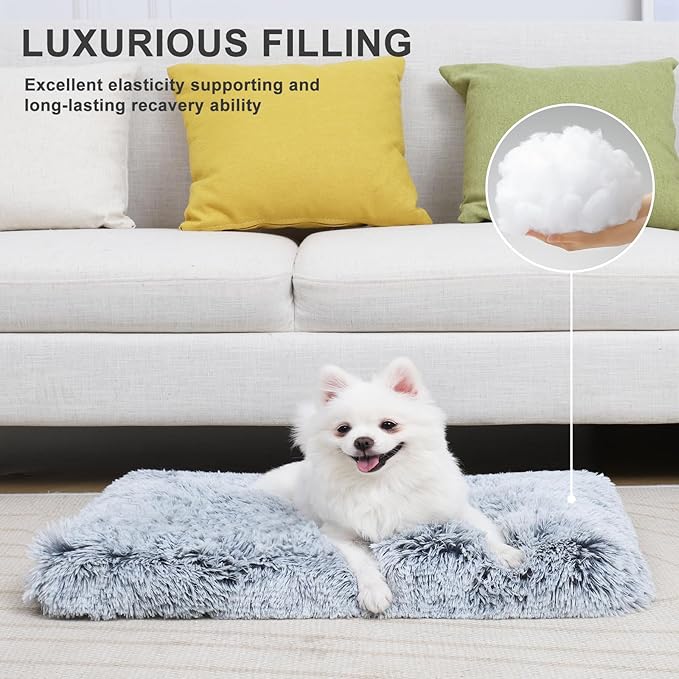 Vonabem Small Dog Bed Crate Pad 24 inch