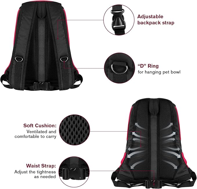 Cat Carrier Front Dog Backpack