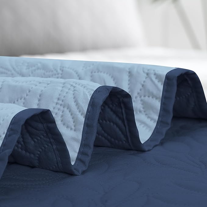 Easy-Going Waterproof Dog Bed Cover Reversible Leak Proof Pet Blanket Replacement Mat for Furniture Washable Couch Cover Sofa Cover for Dogs Cat(68x86 Inch