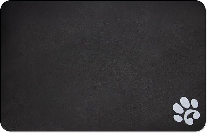 YCT Pet Cat Food Mats for Dog Food Mat Logo,24 x 16.9 inches,