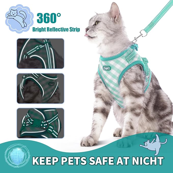 Supet Cat Harness and Leash Set for Walking