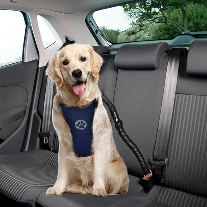 SlowTon Dog Seat Belt Harness for Car