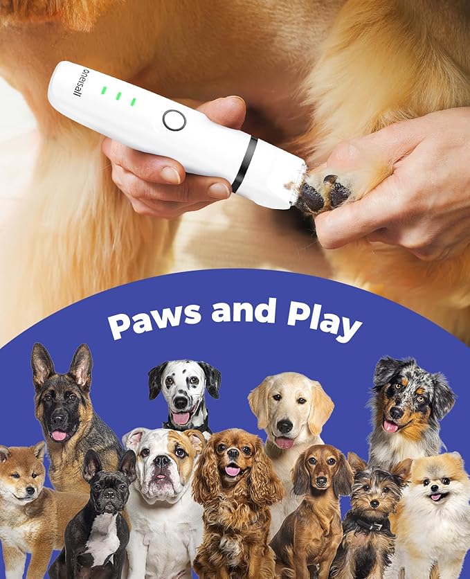oneisall Paw Trimmer for Small Dogs Quiet 4 in 1 Small 2 Speed