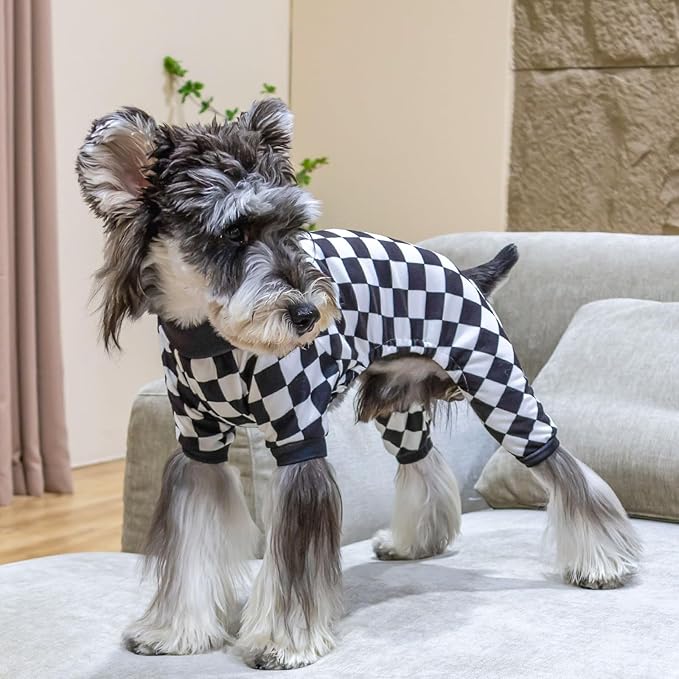 CuteBone Turtleneck Dog Pajamas Pet Clothes Thermal Dralon Onesie Cashmere High-Necked Puppy Pjs Coat GP01S