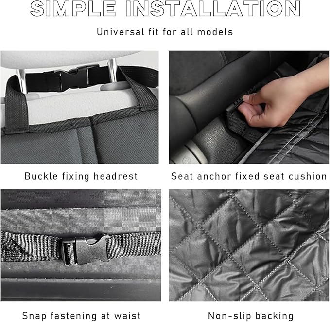 Car Front Seat Cover for Dogs