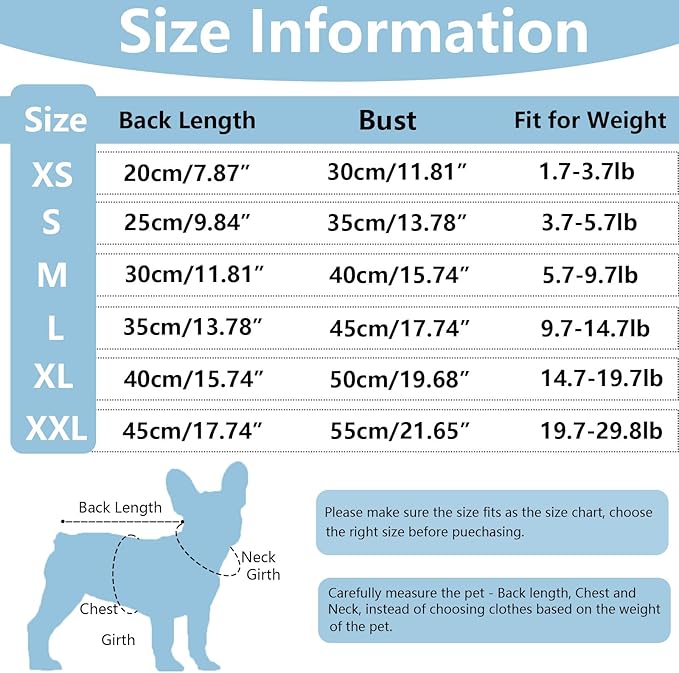 Dog Pajamas Spring Summer Dog Clothes for Small Medium Dogs Girl Boy Cute Soft Puppy Pjs Clothes Doggie Onesies Cat Pet Jammies Outfit (Blue Dinosaur