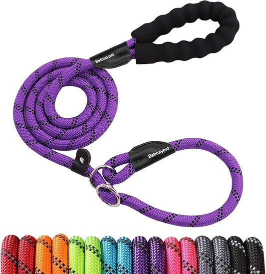 Slip Leads Dog Leash 4/5/6 FT (1/2''- 6FT,