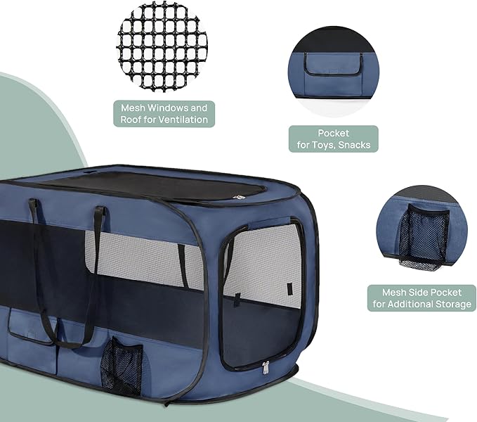 Love's cabin 36in Portable Upgrade Large Dog Bed