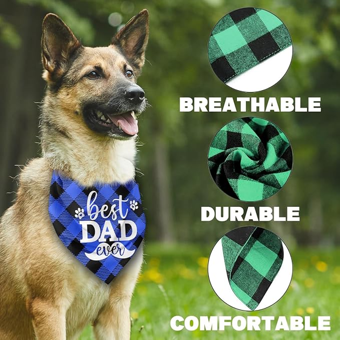 Best Dad Ever Dog Bandana (C10)