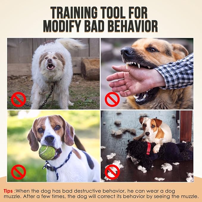 SlowTon Soft Dog Muzzle