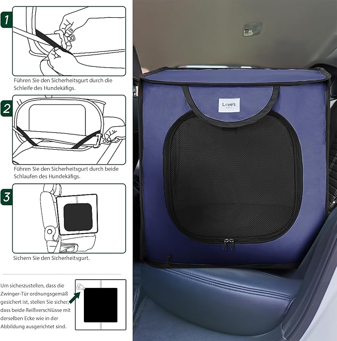 Love's cabin 36in Portable Large Dog Bed