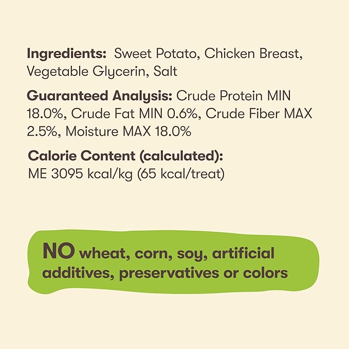 Pet 'n Shape Sweet Potato Chews – Natural Chicken Wrapped Sweet Potato Dog Treats 42 Ounce
