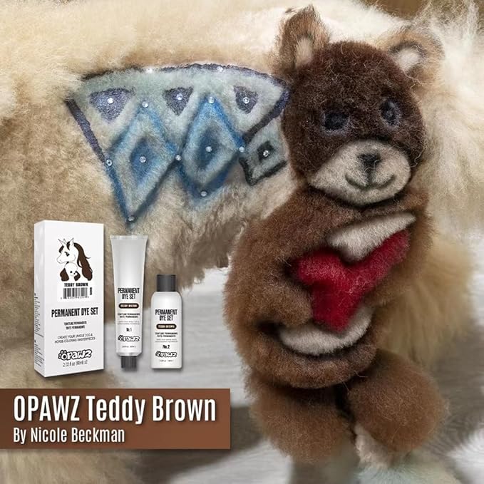 OPAWZ Permanent Dog Hair Dye 20 Washes,
