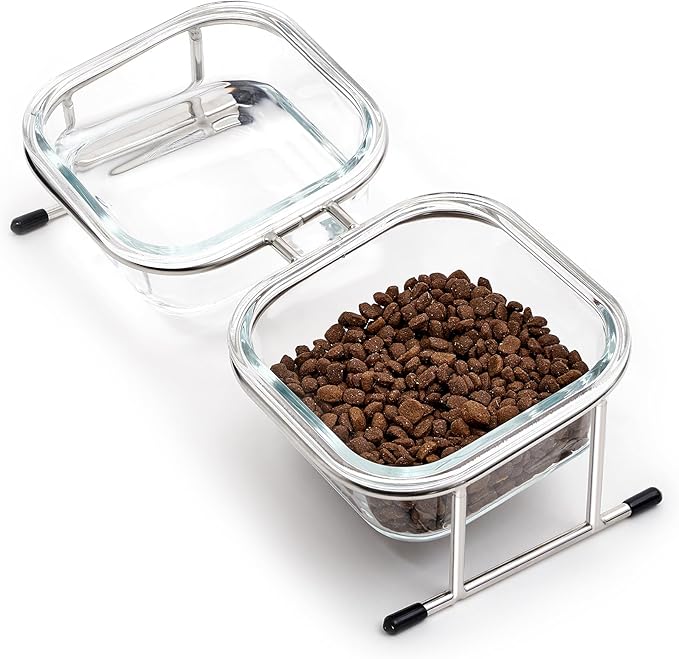 Elevated Cat Bowls 15° Tilted 2 Large 4 Anti