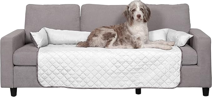 Furhaven Water-Resistant & Reversible 54" Wide Seat Cover Protector for Dogs & Cats