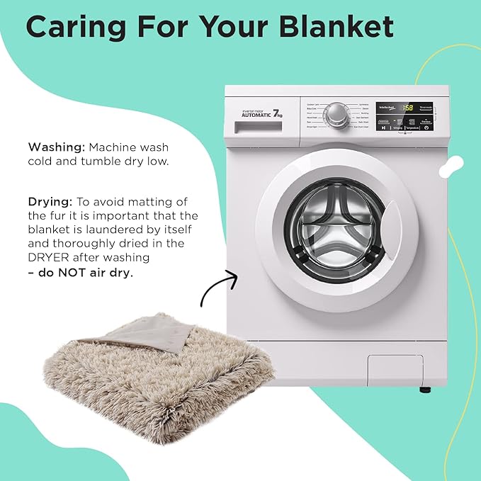 Best Friends by Sheri Calming Shag Dog Blanket for Large Dogs 60" x 80"