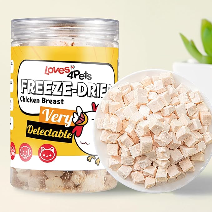 Freeze Dried Chicken Cube Cat & Dog Treats – Grain-Free