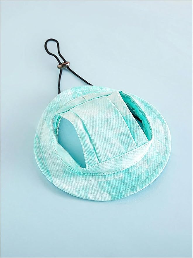 Generic Tie Dye Dog Hat with Ear Hole