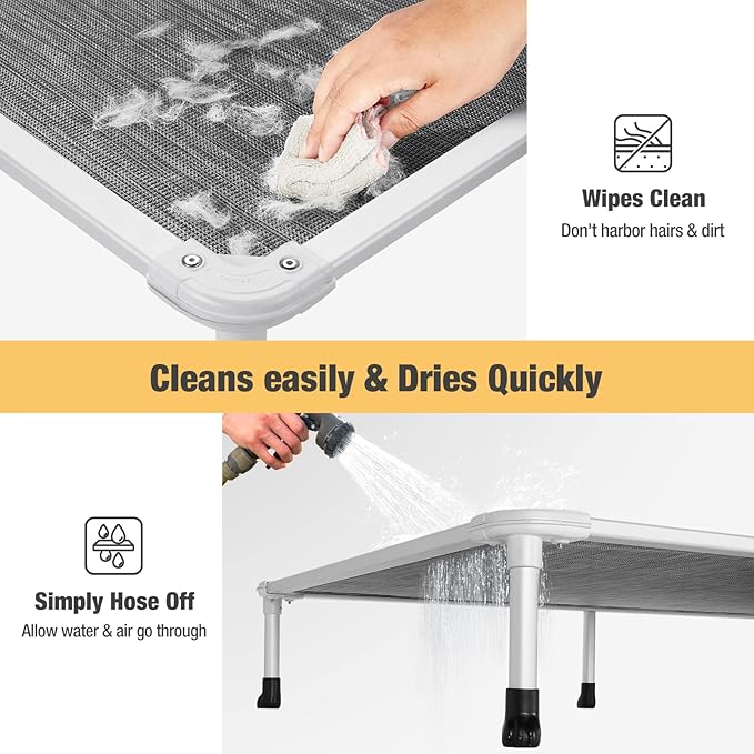 Veehoo Chew Proof Elevated Dog Bed