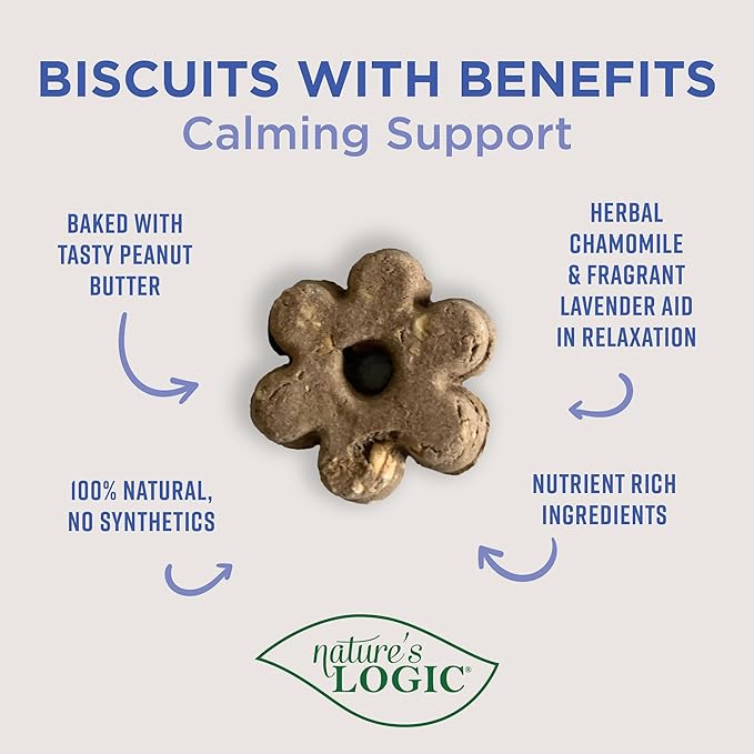 Nature's Logic Biscuits with Benefits Calming Support 12oz