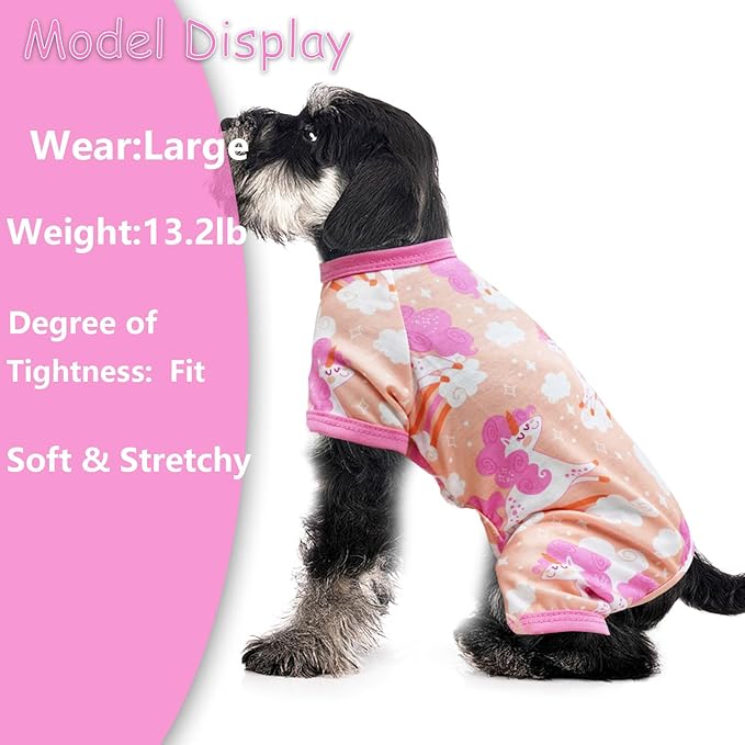 Dog Pajamas Spring Summer Dog Clothes for Small