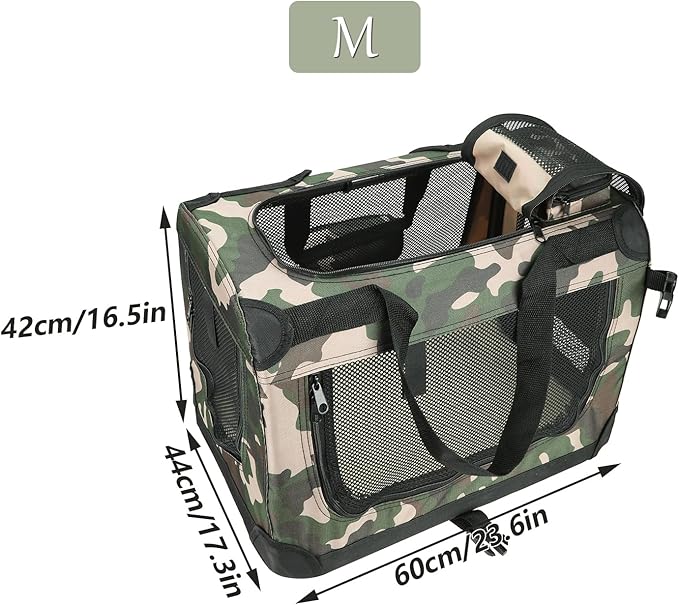 Pet Carrier Airline Approved Pet Carrier 23.7x16.6x17.3 Inches