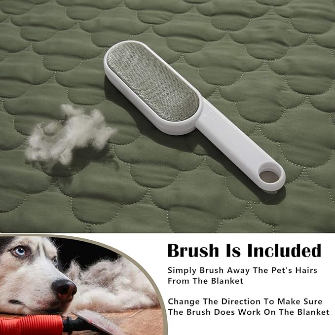 SPXTEX Dog Bed Cover Washable Pee Pads Dog Blankets for Puppy Large Dog Cat 1 Piece(82"x82",Amy